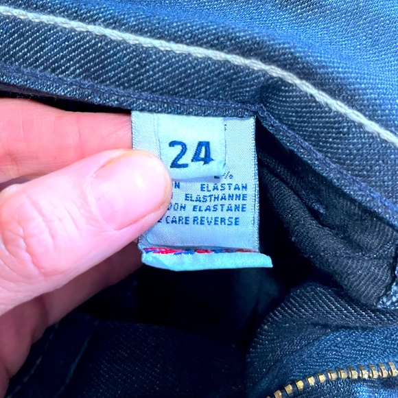 Hudson dark wash bootcut jeans, size 24 - Picture 9 of 11